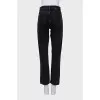 Black button-down jeans