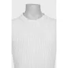 Men's jumper with a ripped effect