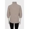 Wool and cashmere turtleneck sweater