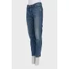 Blue skinny jeans