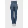 Blue skinny jeans