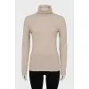 Thin turtleneck sweater