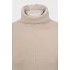 Thin turtleneck sweater