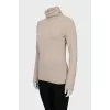 Thin turtleneck sweater