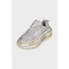 White Triple S sneakers