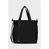 Black textile bag