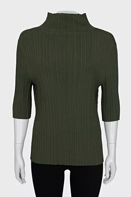 Green ribbed golf