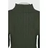 Green ribbed golf