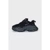 Men's black Triple S sneakers