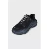 Men's black Triple S sneakers