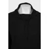Black turtleneck sweater