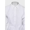 Cropped shirt with 3/4 sleeves