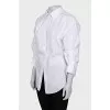 Cropped shirt with 3/4 sleeves