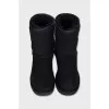 Black suede ugg boots