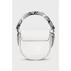 White bag with animal prints