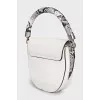 White bag with animal prints
