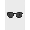 Black round frame sunglasses