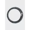 Multicolored bracelet with crystals