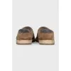 Men's beige suede espadrilles