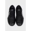Men's Leather Low Vulcanized Sneakers