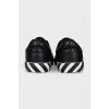 Men's Leather Low Vulcanized Sneakers