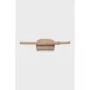 Beige belt bag