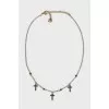 A set of necklaces and earrings with pendants
