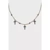 A set of necklaces and earrings with pendants