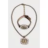 Set of bracelet and pendant