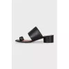 Tabi leather mules