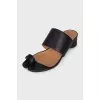 Tabi leather mules