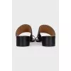 Tabi leather mules
