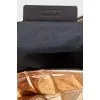Embossed leather shopper