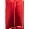 Leather wallet with branded embossing