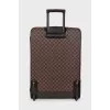 Suitcase with Pegase branded print
