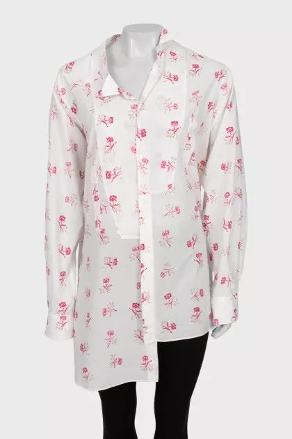 Long sleeve printed shirt