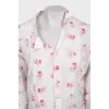 Long sleeve printed shirt