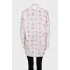 Long sleeve printed shirt