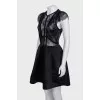 Dress with a lace top