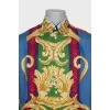 Men's silk shirt with a bright print