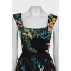 Mini dress in a bright print