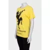 Yellow T-shirt with print