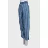 Banana jeans with a signature print