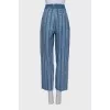 Banana jeans with a signature print