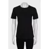 Straight T-shirt with logo