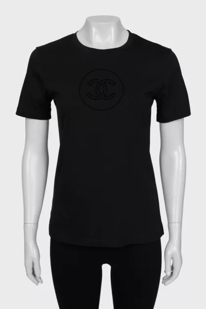 Straight T-shirt with logo