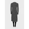Black and white cardigan with buttons