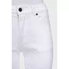 Mid-rise flared jeans