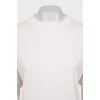 White long sleeve with a signature print