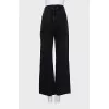Wide leg distressed jeans with tag